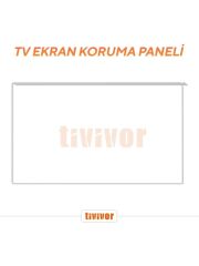 Tivivor 58'' 147 Ekran Tv Ekran Koruyucu
