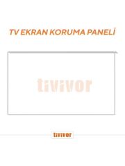 Tivivor 42'' 106 Ekran Tv Ekran Koruyucu